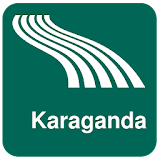 Karaganda Map offline icon