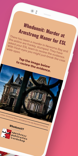 Whodunnit Murder Mystery ESL Screen 2