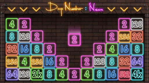 Drop Number : Neon 2048 1.0.5 screenshots 2