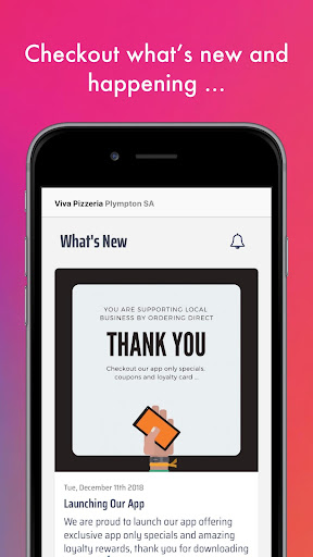 Android application Viva Pizzeria screenshort
