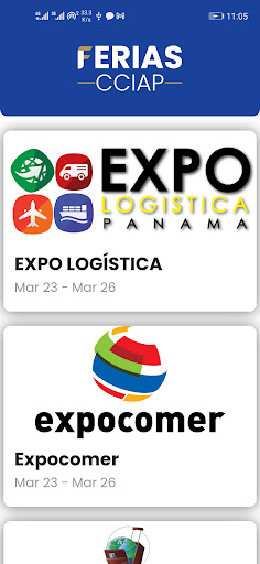 Ferias CCIAP Screen 2