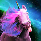 Cartoon Unicorn Live Wallpaper icon
