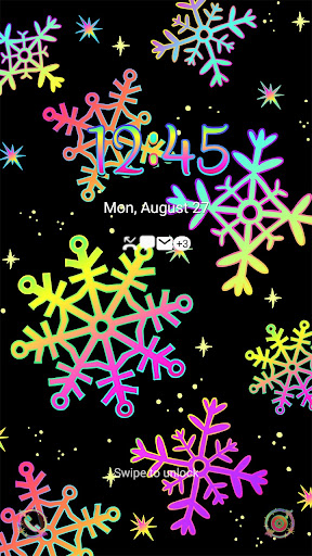 Colorful Snowflake - Wallpaper Screen 2