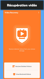 Restaurer les vidéo supprimées Capture d'écran