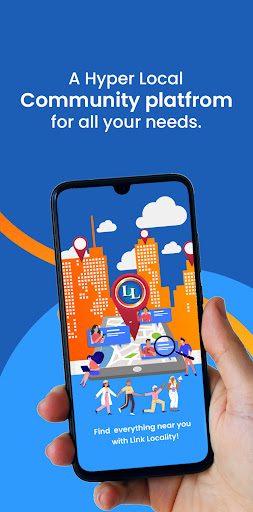 Android application Link Locality Neighborhood App screenshort