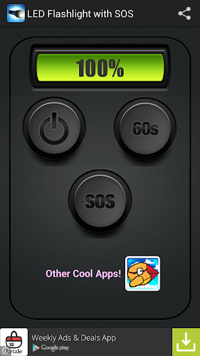Android application LED Flashlight HD + SOS screenshort