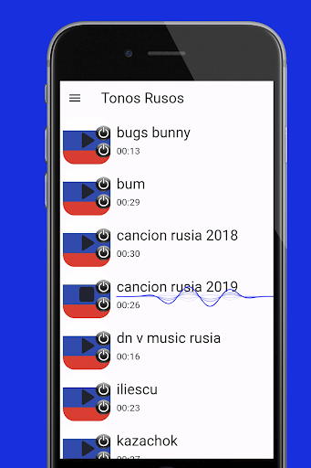 Android application Russian National Ringtone screenshort