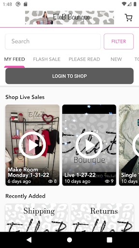 ElleB Boutique Screen 2