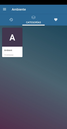Ambient Music Radio Screen 2