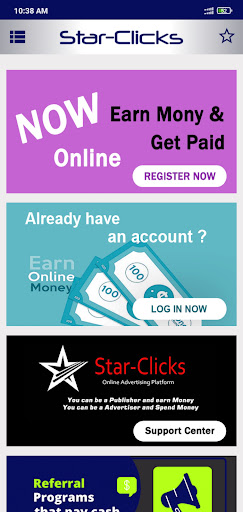 StarClicks Advertising Screen 2
