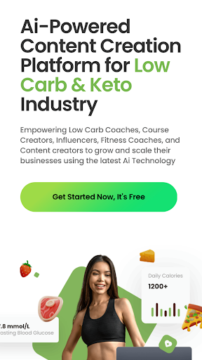 Android application Low Carb Ai screenshort
