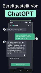 Chatten Sie mit RoboAI Bot Screenshot