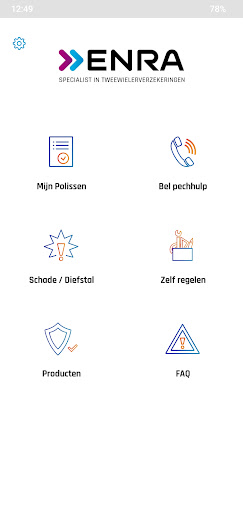 Android application ENRA screenshort