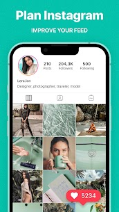 Preview for Instagram Feed – Planner Mod Apk Download 1