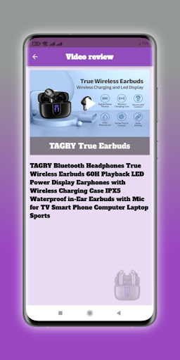 TAGRY True Earbuds Guide Screen 2