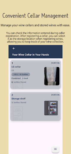 MyWineCellar - Wine App Screen 2