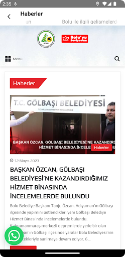 T.C. Bolu Belediyesi Screen 2