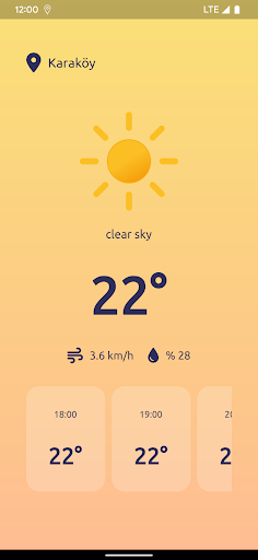 Güneş - Weather App Screen 2