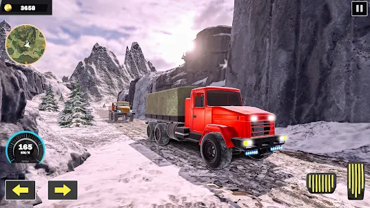Schnee Lastwagen Fahrspiele