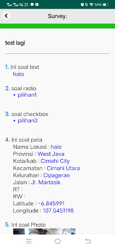 SIMPUL DATA Screen 3