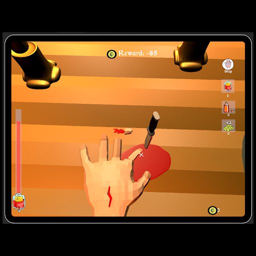 Knife Hand Game Screenshot