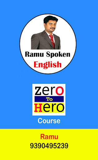 Android application Ramu Spoken English screenshort