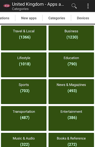 British apps and games Screen 2