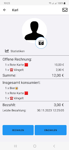 Drinkcounter for Teams Screen 2