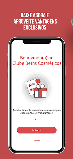 Android application Clube Beths Cosméticos screenshort