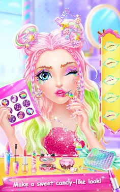 Candy Makeup Party Salon - Screenshot 2