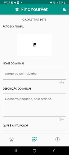 FindYourPet Screen 2