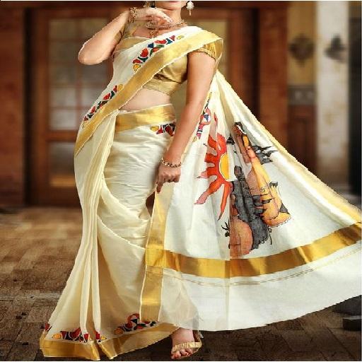 Kerala Saree Fashion Styles.