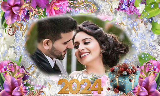 Android application New Year photo frame 2024 screenshort