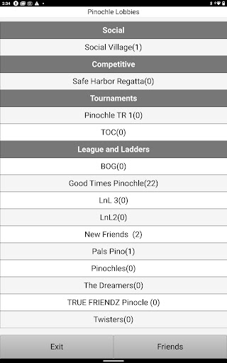 SHGPinochle Screen 2