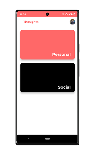 Thoughts – Your Personal Diary Screen 2