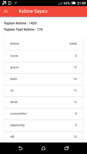Kelime Sayacı