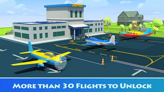 Flug Simulator Flughafen Spiel
