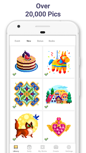 Pixel Art - Color by Number Screen 2