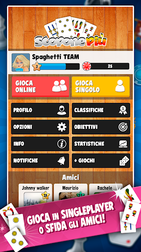 Scopone Piu00f9 - Giochi di Carte Social 3.2.1 screenshots 5