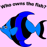 Einstein's puzzle fish riddle icon