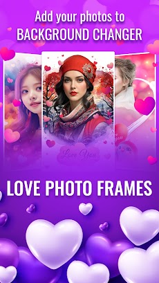 Love Photo Frame  AI Generatedのおすすめ画像5