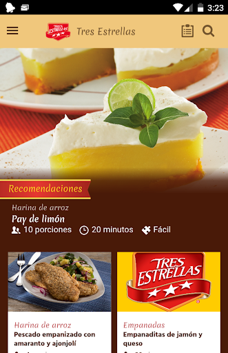 Recetario Tres Estrellas Screen 3