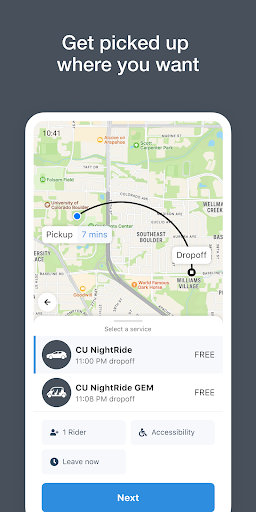 CU NightRide Screen 2