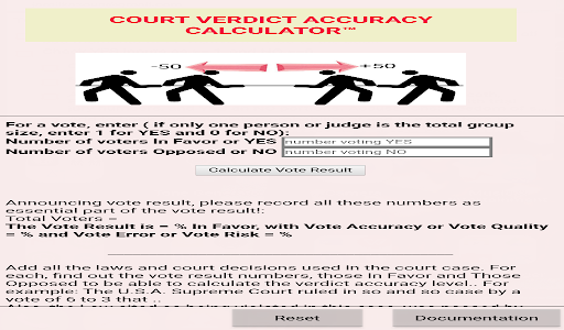 Verdict Accuracy Calculator Screen 3