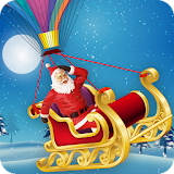 Flying Santa Sleigh icon
