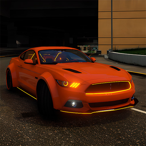 Muscle Car Mustang GT : Drag logo