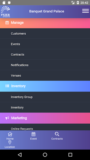 PxierEvent Screen 2