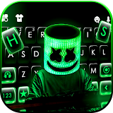 Neon Dj Cool Man Keyboard Theme icon