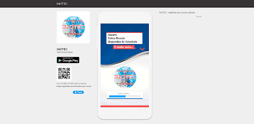Android application inotec screenshort