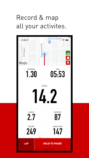 Screenshot of Bike & Run Tracker - Cadence